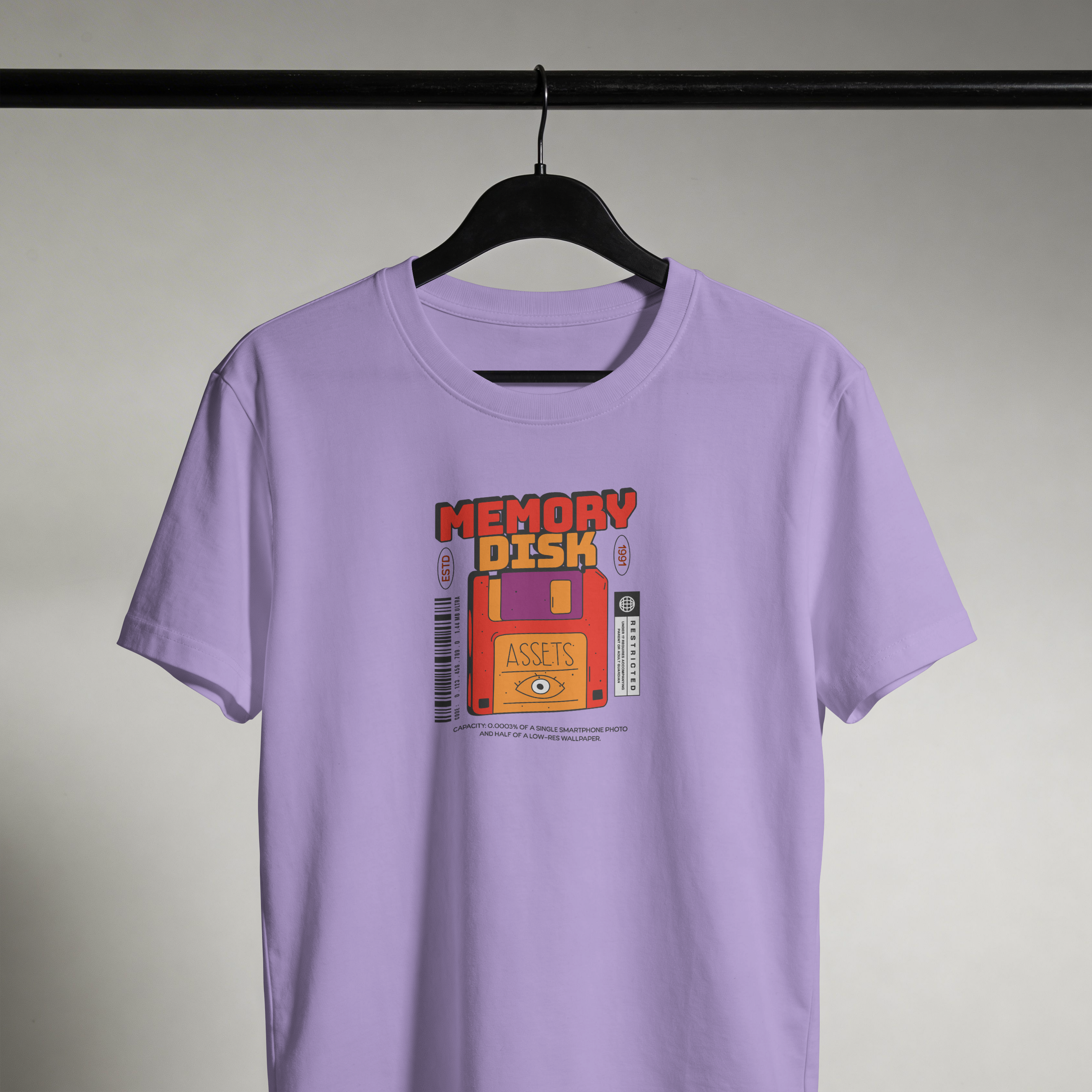 Memory Disk Unisex Round Neck T-Shirt