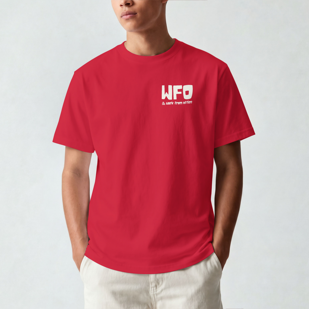 Work From Office (WFO) Men's Round Neck T-Shirt