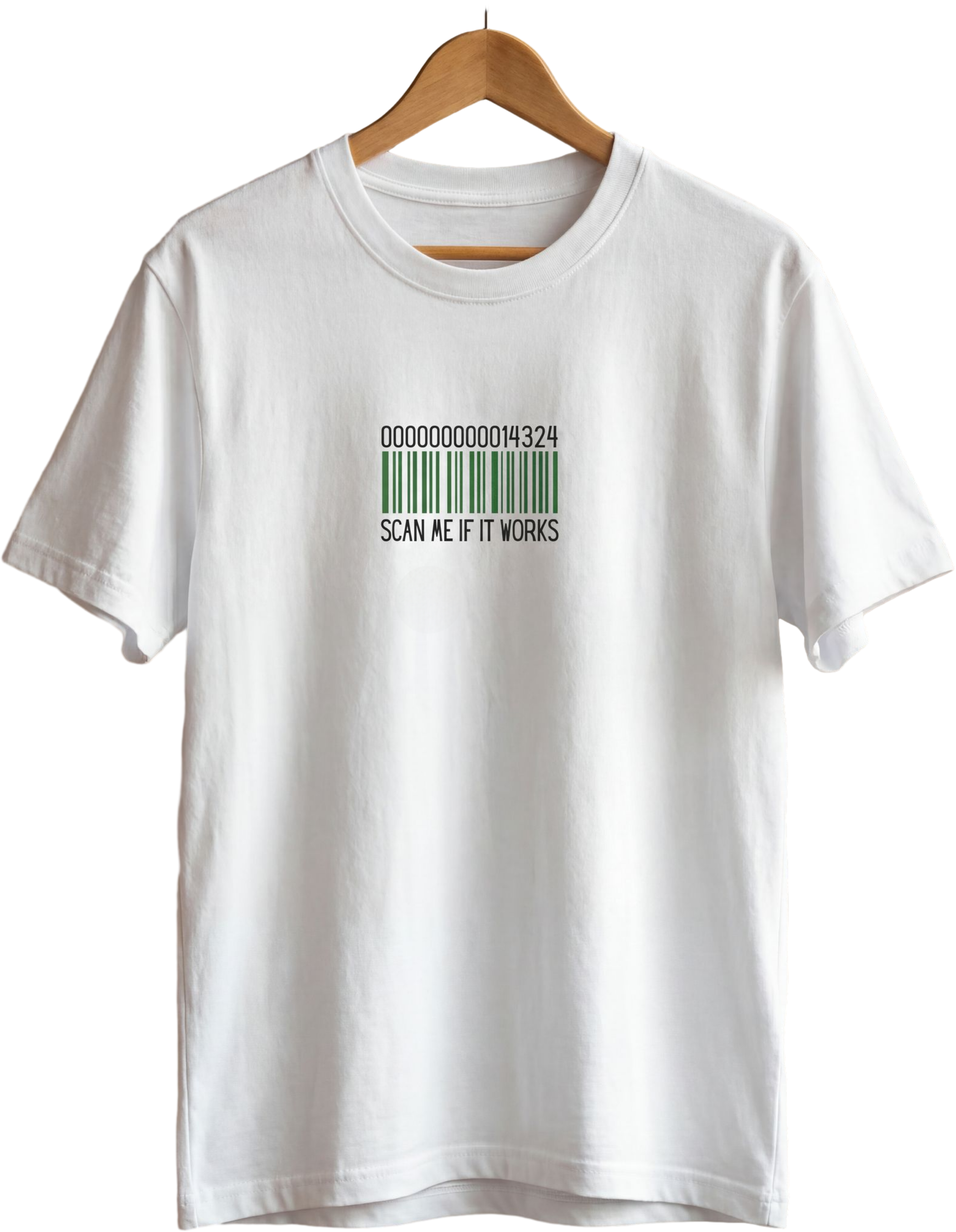 Scan Me Men's Round Neck T-Shirt