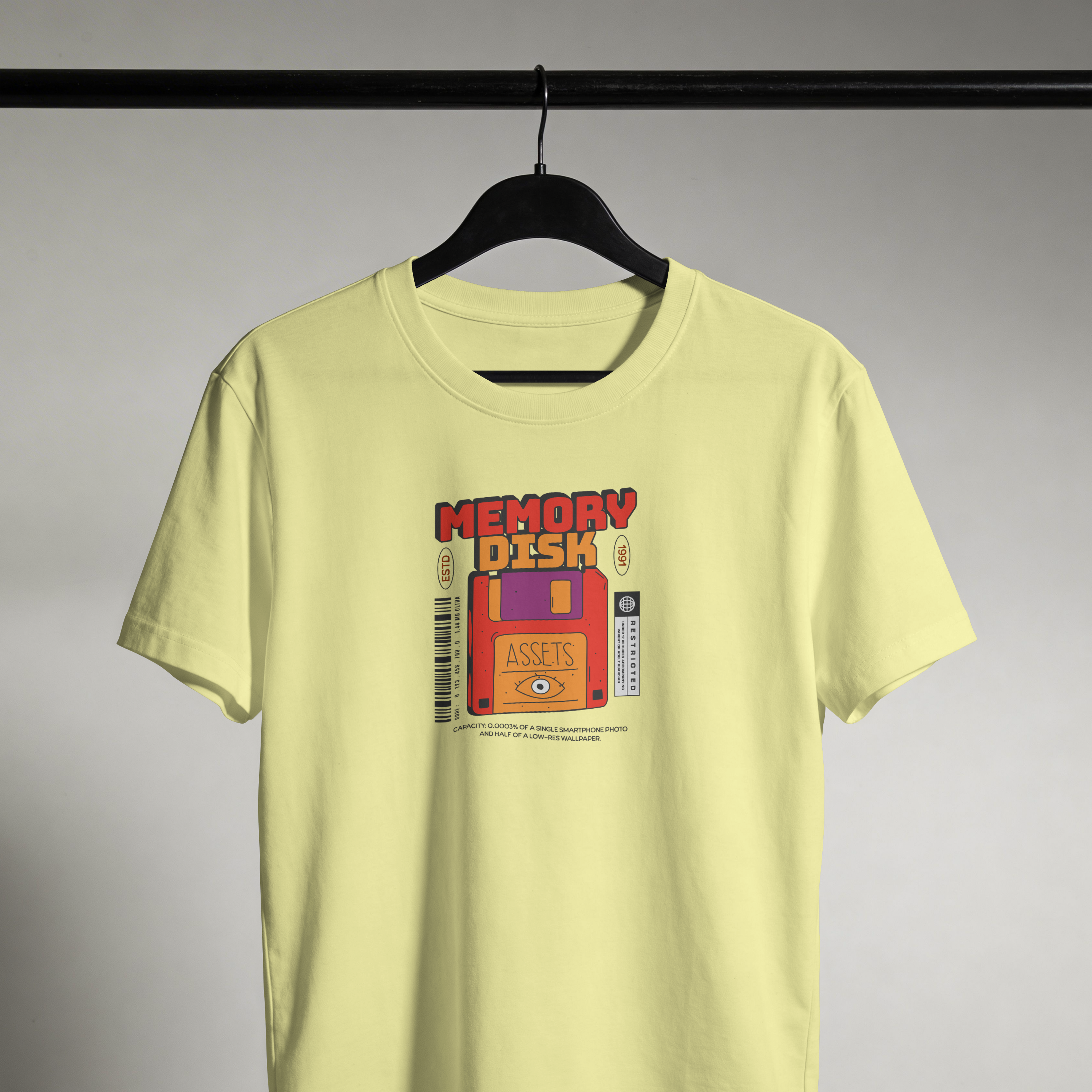Memory Disk Unisex Round Neck T-Shirt