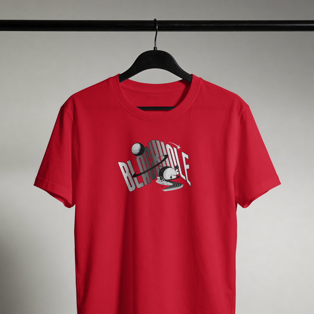 Blackhole Men's Round Neck T-shirt