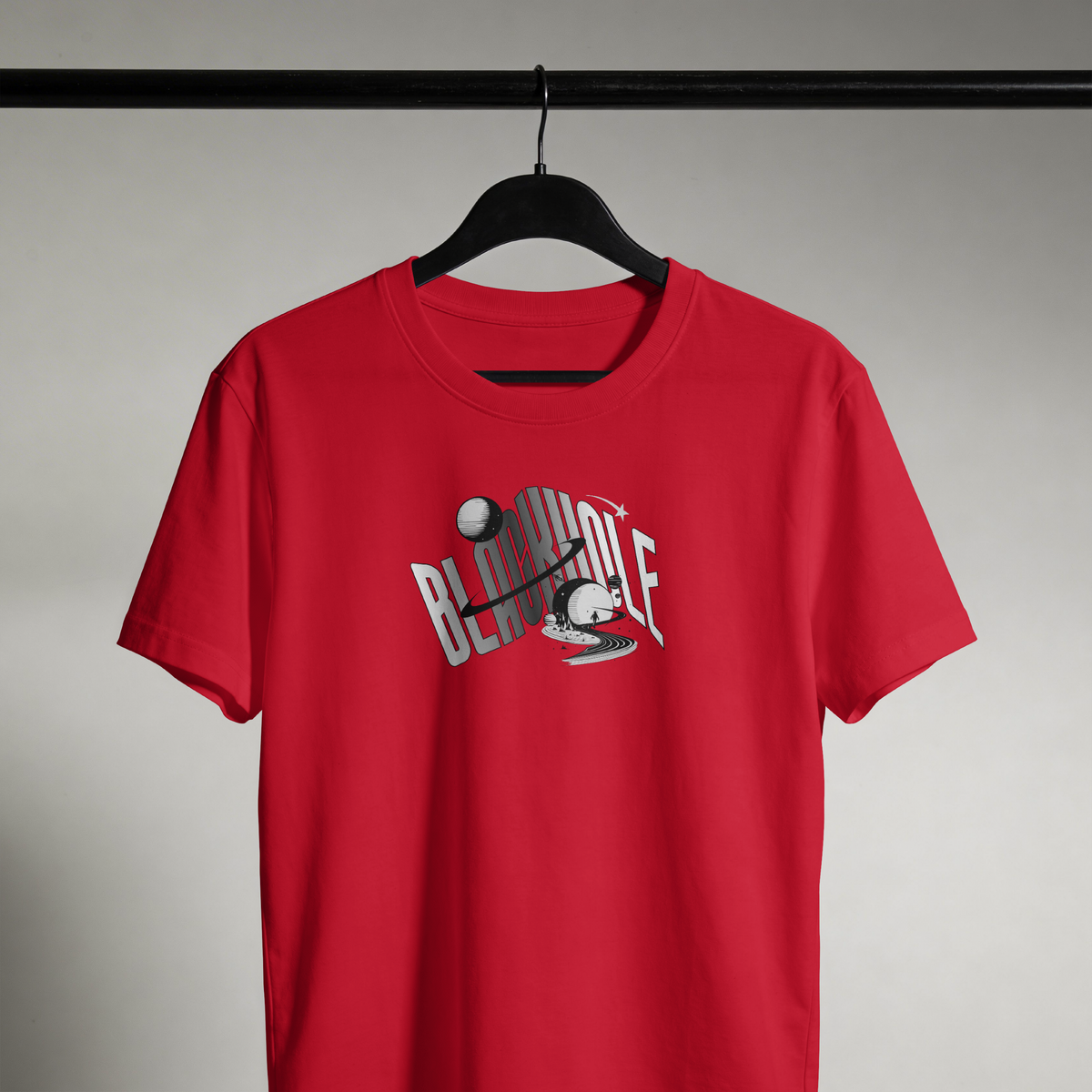 Blackhole Men's Round Neck T-shirt